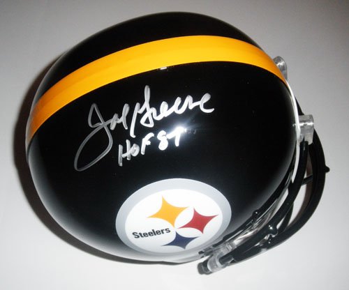 JOE GREENE AUTOGRPAHED HELMET PITTSBURGH STEELERS NFL