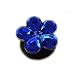 Sports : Blume dunkelblau -Rhinestone, style your Crocs