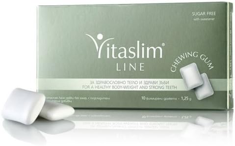 VITASLIM LINE Chewing-Gum - Weight control and healthy teeth (SUGAR FREE) 30pcs by VITASLIM LICAPS