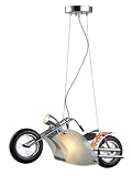 Elk Lighting 1 LIGHT MOTORCYCLE PENDANT IN SATIN NICKEL