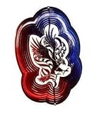 "Next Innovations Blue Red Medium 11"" Flag Eagle Spinner"