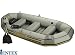 129" x 57" x 19" MARINER 4 BOAT SET WITH PUMP & ALUMINUM OARS