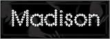 Rhinestone/Brad Name Stickers-Madison