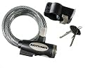 Kryptonite Kryptoflex lighted Key Cable Lock (10 mm x 150 cm) with Bracket