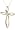 10k Yellow Gold Diamond Cross Pendant (1/5 cttw, I-J Color, I3 Clarity)