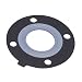 Asahi America Low Torque AV Gasket, PTFE-Bonded EPDM, Full Face, 1/2" Pipe Size, 0.7" ID, 3.4" OD