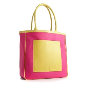 Liz Claiborne Logo Pop Magazine Tote