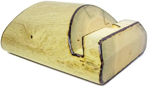 iPad Display Stand Universal Rustic Wooden Log