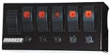 Moroso 74190 Roll Cage Rocker Switch Panel Moroso 74190 Roll Cage Rocker Switch Panel