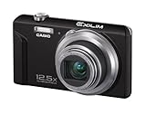 CASIO カシオ デジタルカメラ EXILIM EX-ZS160BK 1610万画素CCD 広角24mm 光学12.5倍ズーム 自分撮り プレミアムオート マクロ撮影 ブラック