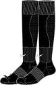 2-Pair Nike Pro Compression Soccer Socks-Black/white