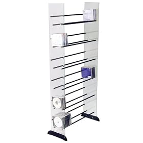 AVANTE - �tag�re en verre rangement CD DVD.