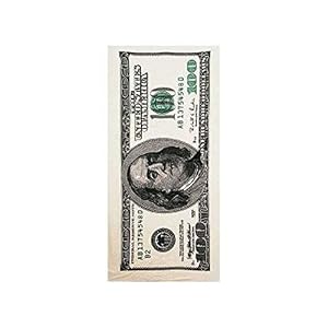 $100 bill beach towel