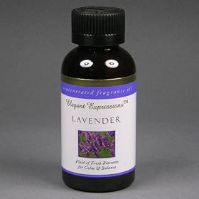 Elegant Expressions Concentrated Lavender Fragrance Oil for Aromatherapy, 2 Ounce