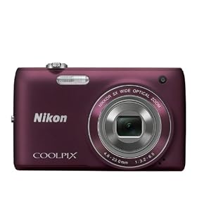 Nikon COOLPIX S4100 14 MP Digital Camera with 5x NIKKOR Wide-Angle Optical Zoom Lens and... by Nikon