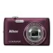 Nikon COOLPIX S4100 14 MP Digital Camera with 5x NIKKOR Wide-Angle Optical Zoom Lens and 3-Inch Touch-Panel LCD (Plum)