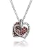 Sterling Silver Cubic Zirconia Heart Pendant