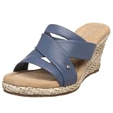 Rockport Women's Emily Strappy Slide Sandal,Denim Blue,6 W US