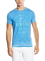 American People Camiseta Manga Corta Tulyne (Azul Claro)