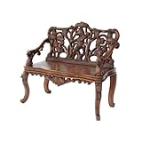IMAGE OF Black Forest Rustic Lodge Sculptural Bear Bench