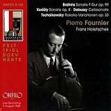 Pierre Fournier - Brahms: Cello Sonata Op.99; Kodaly: Cello Sonata Op.8;Debussy: Cello Sonata 1915; Tchaikovsky: Rococo Variations Op.33
