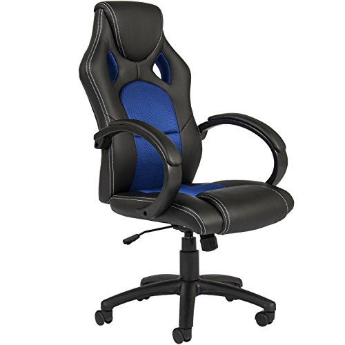 Best choice products executive racing office chair pu l…