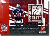 2007 Donruss Elite NFL Football Sports Trading Cards Sealed Hobby Box (2 Autographed or Memorabilia Cards + 2 Rookie Cards & 7 other inserts per box, on average!)