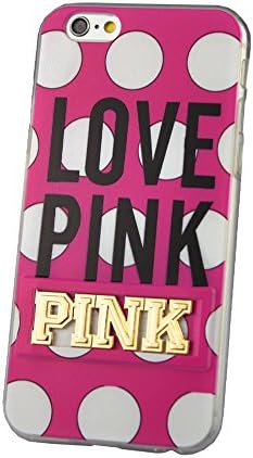 SuperBZ Apple iPhone 6S/6 4.7" Replacement Victoria Secret Polka Dot With Letter PINK Stand Case Cover (Not for iPhone 6s plus 5.5" and iPhone 6 plus 5.5")