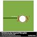Digital Scrapbooking Templates - Christmas Joy Layered Template