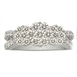 14K White Gold Diamond Ring - 1.50 Ct.