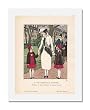 Pierre Brissaud, "Si On Rentrait Gouter... Tailleur et Robes d'enfant, de Jeanne Lanvin," plate 70 from Gazette du Bon Ton, Volume 2, No. 9