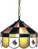 NCAA Purdue Boilermakers 14 Tiffany Style Executive Hanging Lamp