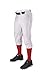 WILSON Sporting Goods Deluxe Youth Poly Warp Knit Pinstrip Baseball Pant, Small, White with Scarlet