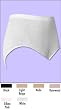 Barely There Microfiber Damask Brief