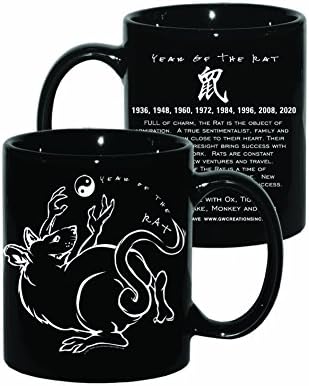 Asian Oriental Chinese Zodiac T-Shirt Hi NRG Year of the Rat