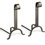 Pilgrim 18616 Colonial Wrought Iron Andirons