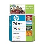 HP 74/75 Inkjet Print Cartridge Combo Pack (CC659FN) 