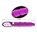 Blue Lolly  Waterproof 10 Speed Silicone Vibrating Dildo for Women, Purple 7.5-Inch