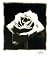Schwarz weiss - Schwarze Rose - Plakat Poster Bilder