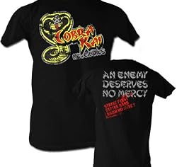 Karate Kid Cobra Kai Never Dies Black T-shirt Tee