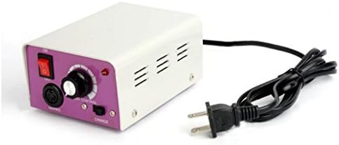 Complete Electric Nail Drill Kit Set Art File Bit Acrylic Manicure Pedicure Band, Low Noise and Vibration, Fuse Replaceable US plug