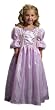 Child's Traditional Rapunzel Dress-up Costume - Size XL(Ages 7-9)