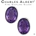 Charles Albert Jewelry E1068 Amethyst Earrings title=