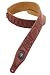 Levy's Leathers 2 1/2 Garment Leather Strap with  Spider Web Stitch,Burgundy