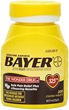 Genuine Bayer Aspirin 325mg Tablets  200 Coated Tablets