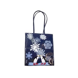 Liz Claiborne Gift Bag Holiday Tote Snowflake