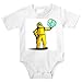 Onesie with globe, atlas, 