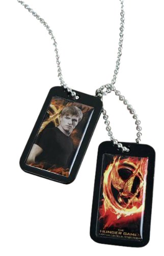 costumes in movies:The Hunger Games Movie Epoxy Dog Tags Peeta