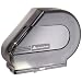 Georgia-Pacific 581-50 6.375" Width x 14.125" Height x 16.875" Depth, Translucent Smoke Jumbo Jr Bathroom Tissue Dispenser with Stub Roll Feature and Mandrel (Case of 4)