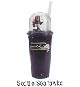 Pack of 5 NFL Seattle Seahawks Wind-Up Mascot Drink Cups